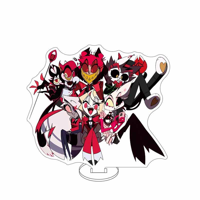 地狱客栈 极恶老大Hazbin Hotel 夏利 维姬 阿拉斯托 亚克力立牌