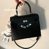 阿馨yolo 白月光tote 高级通用百搭通勤手提单肩女25cm凯莉包包