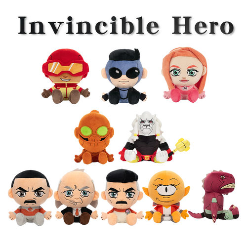 跨境新品Invincible Hero无敌少侠绒玩具游戏周边创意玩偶公仔