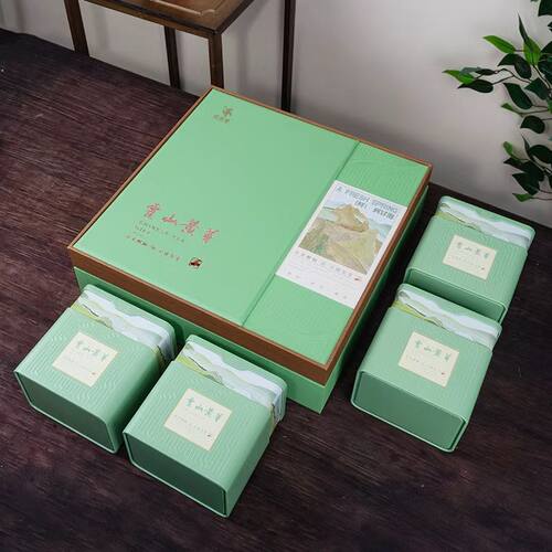 霍将军霍山黄芽节日新年礼盒2026新茶包家乡春茶叶送礼200克礼盒