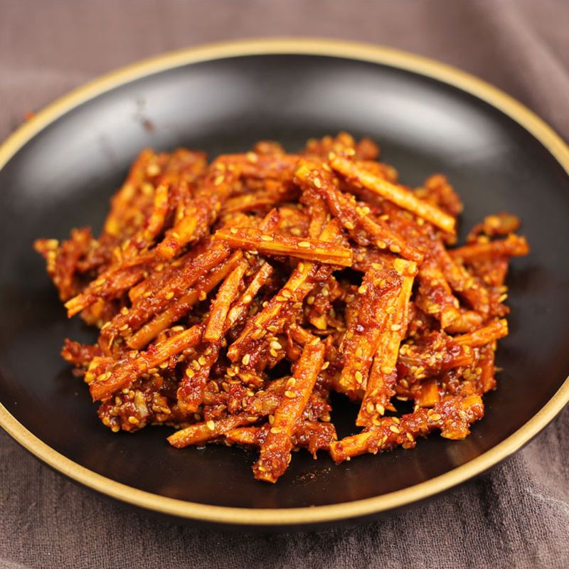 延边牛板筋咸菜泡菜朝鲜族牛板筋香辣牛板筋韩式牛板筋牛板筋零食