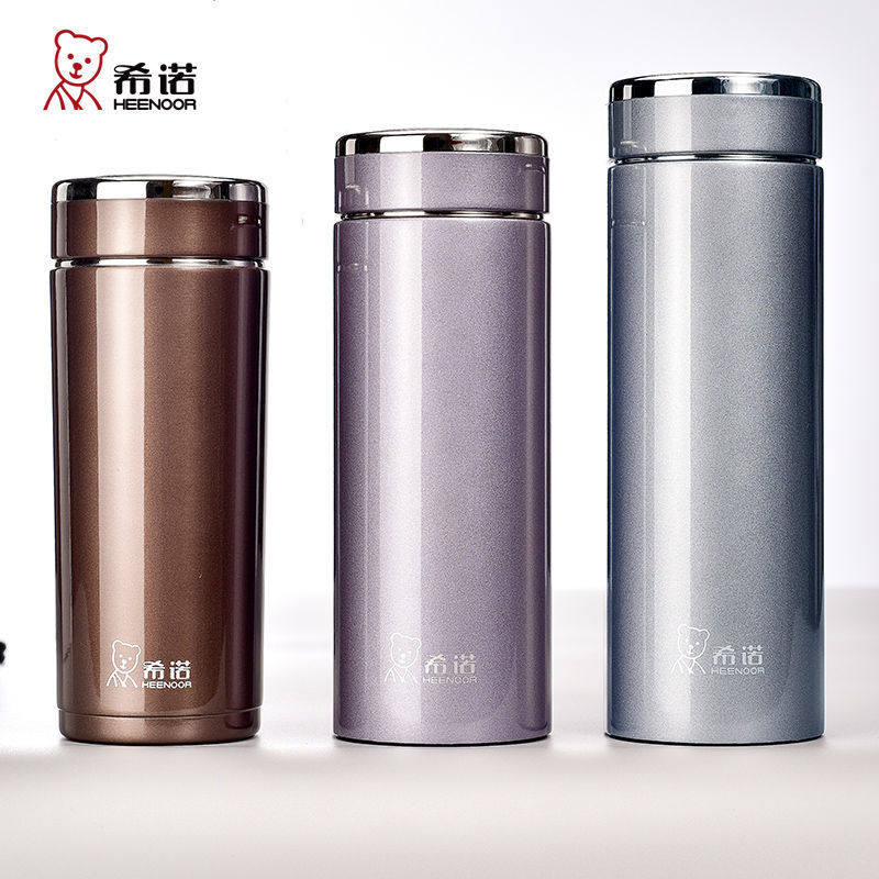 希诺不锈钢保温车载杯子泡茶杯