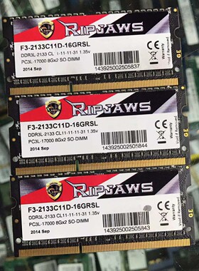 芝奇 DDR3 8G 1866 PC3L 笔记本电脑内存条 低电压1.35V 原装正品
