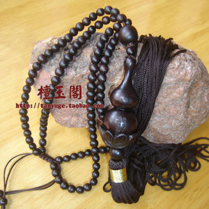 檀玉阁汽车挂件葫芦挂饰雷击木雷劈枣木葫芦挂件木雕饰品