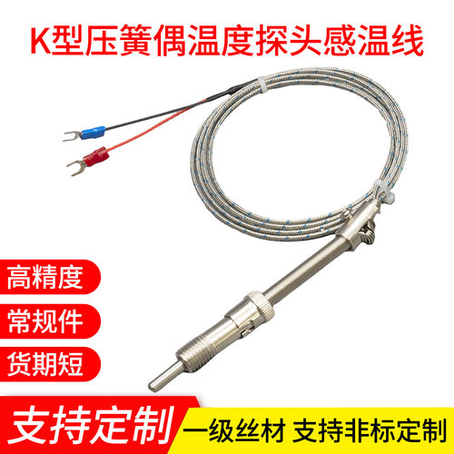 K/E型压簧热电偶Pt100传感器