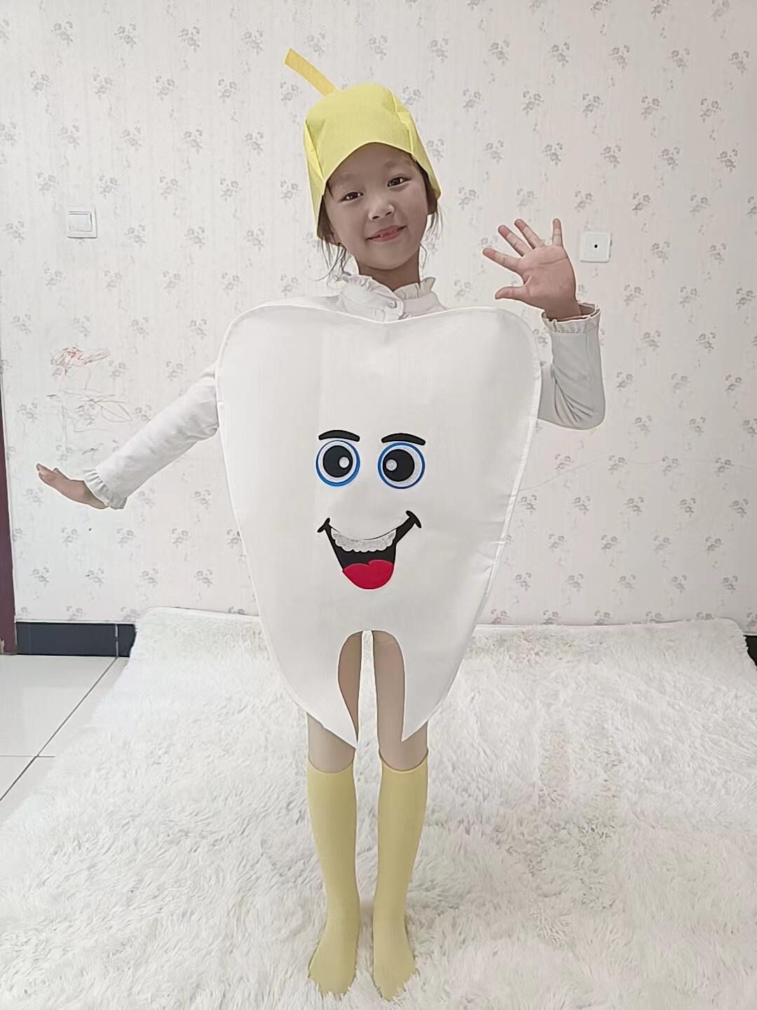 儿童牙细菌大作战表演服牙齿服装病菌病毒牙虫牙细菌大战舞蹈服