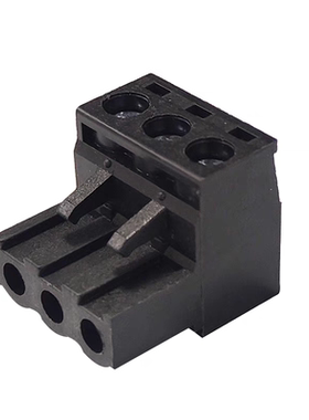 适用台达PLC控制器AS332T-A接线插头DC24V电源端子3孔黑色接插件