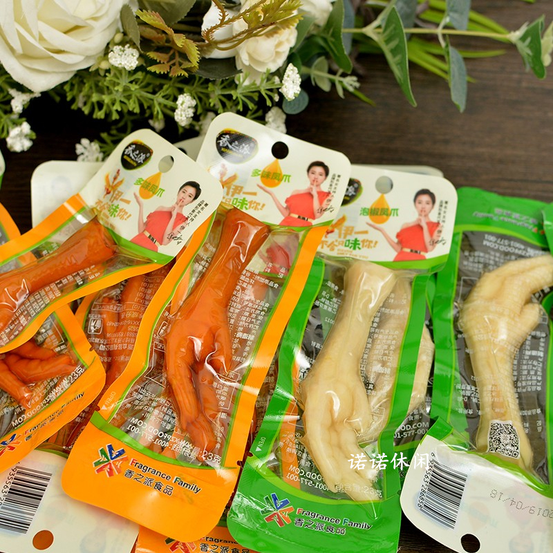 真空包装鸡爪多味凤爪香之派卤味