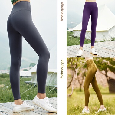 凡圣瑜伽运动裤女秋冬高腰提臀可外穿修身保暖加绒长裤F13960