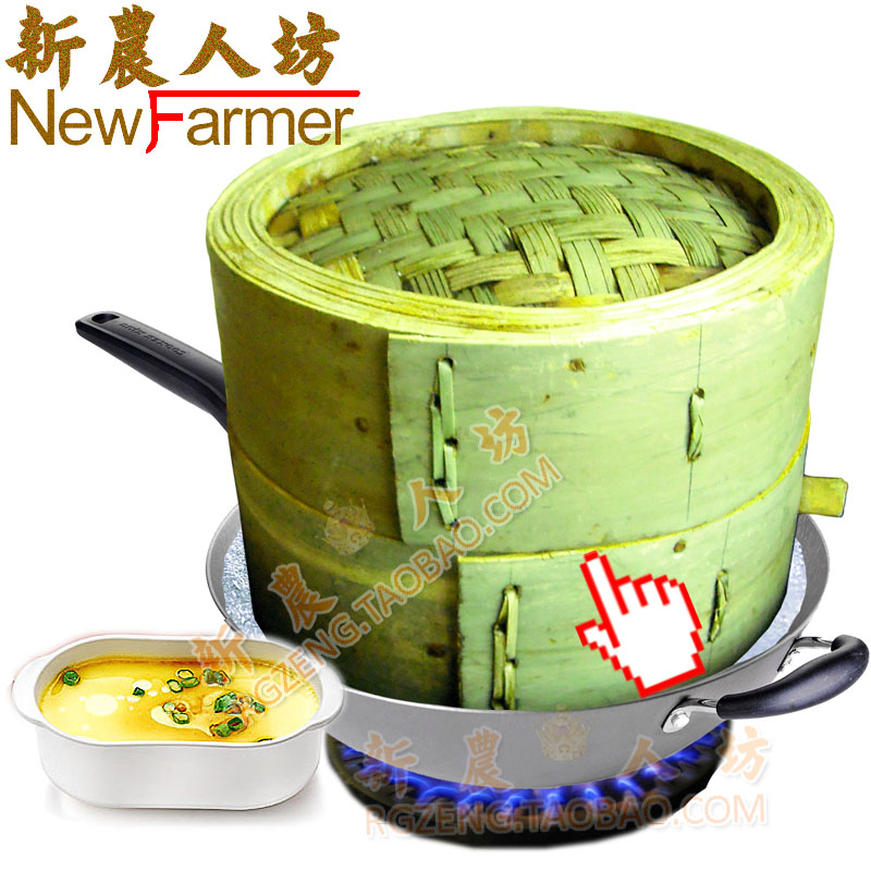 包邮纯手工 无胶水 家用蒸笼 竹蒸笼 小笼包加深 竹制蒸笼 竹笼屉