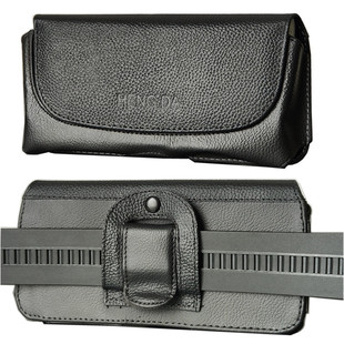 单层轻便男用真皮手机套挂腰中老年人穿皮带手机包腰包工地干活包