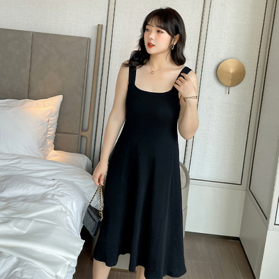 连衣裙女春款胖mm内搭