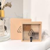 日期26 瑕疵 09三喜玉四色眼影盘杏仁软糖不晕妆便携 包装 临期特价