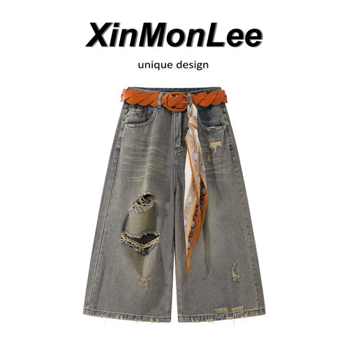 【免费试穿】XinmonLee牛仔裤