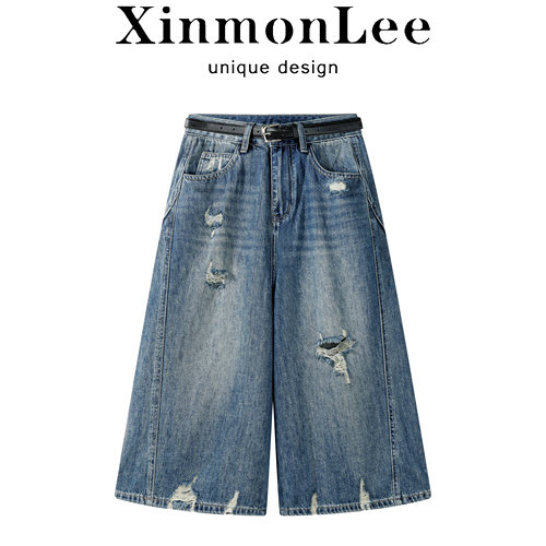 【免费试穿】XinmonLee牛仔裤