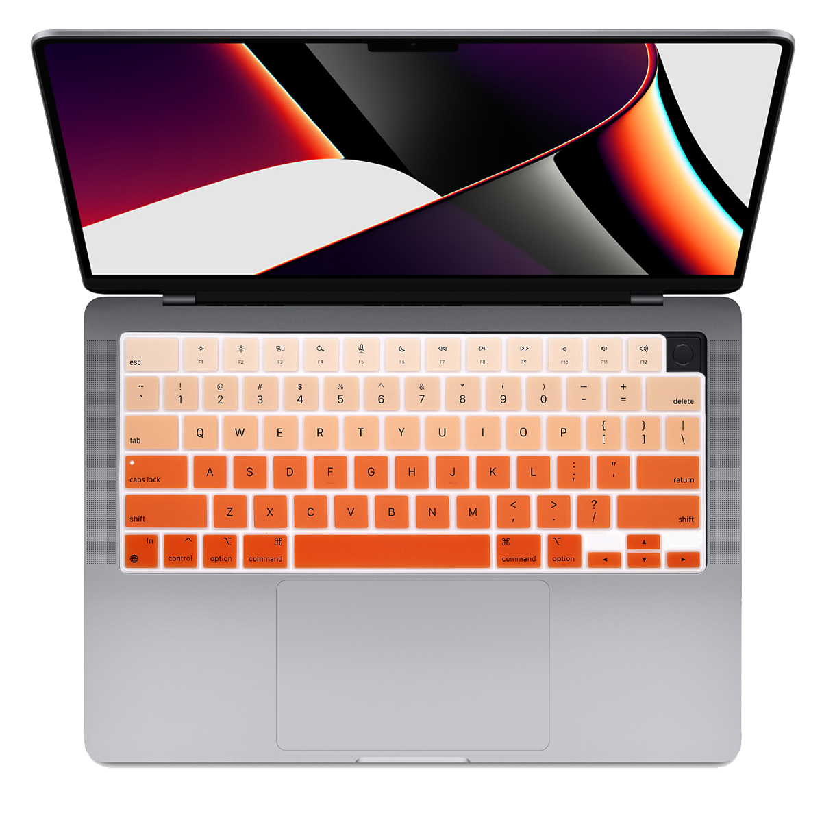 macbookpro14键盘膜M1 pro16柔软硅胶保护膜防水防尘A2442485键套