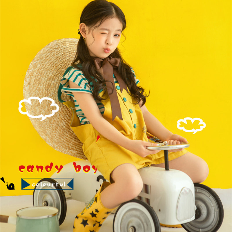 儿童摄影服装影楼主题服饰时尚潮流潮牌拍照拍摄潮童大女孩艺术照