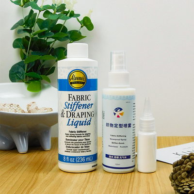 Aleene's线材织物蕾丝线定型液钩织梭编织手工diy花边布料硬化剂