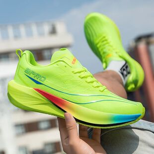 赤兔9pro竞速跑步鞋男童新款跑鞋学生中考体测透气专用网眼运动鞋