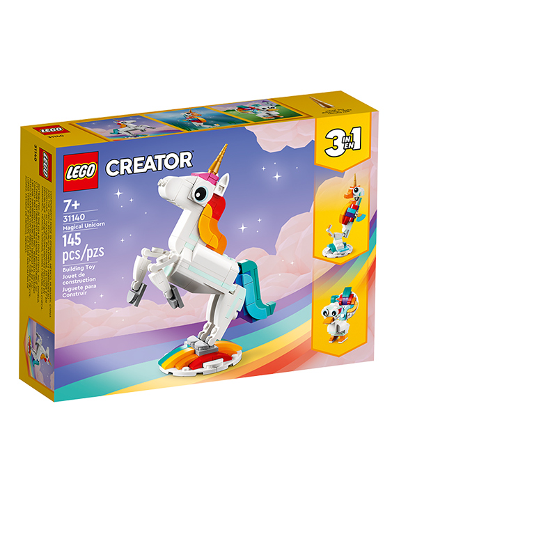 乐高积木31140神奇独角兽