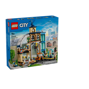 LEGO/乐高城市系列60469中央火车站男女孩益智拼搭积木玩具礼物
