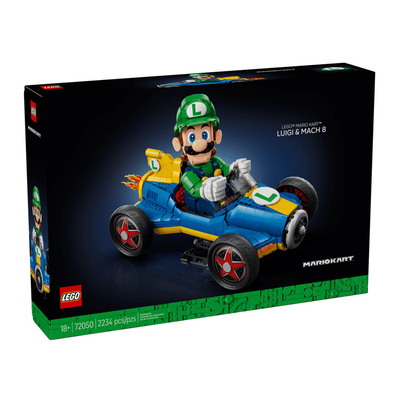 LEGO乐高72050马力欧卡丁车路易吉卡丁车马里奥儿童益智拼装积木