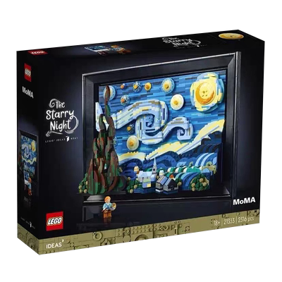 乐高积木21333梵高星月夜