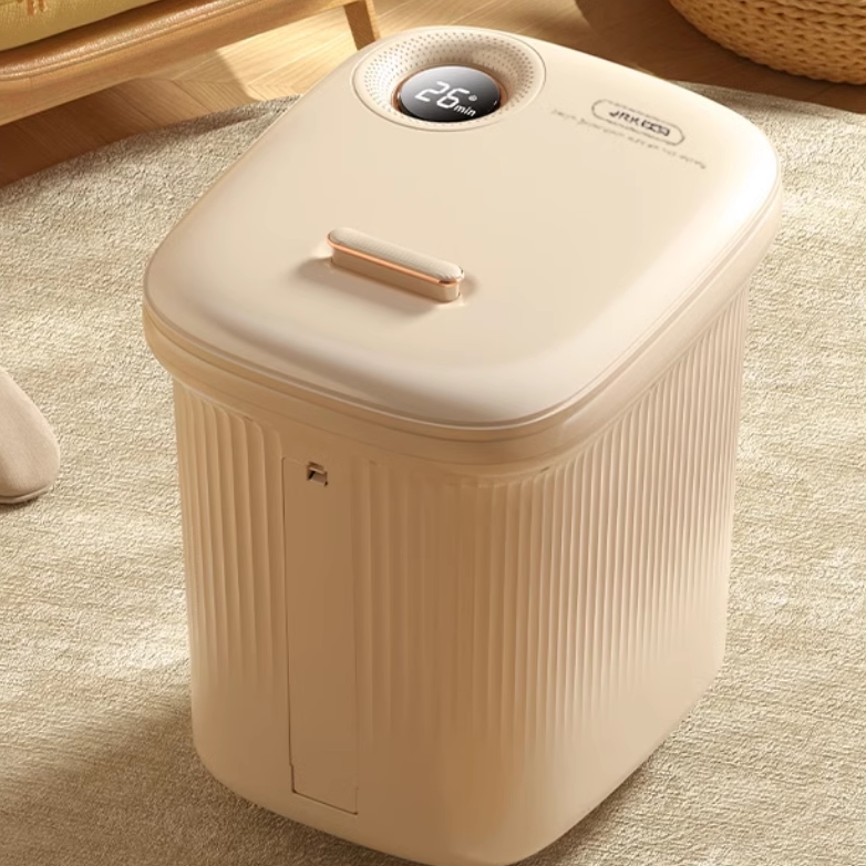 捷瑞凯足浴盆全自动加热电动按摩洗脚盆家用足浴器泡脚桶足疗机