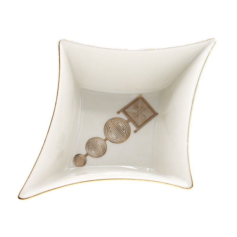 直播 Jonathan Adler 老款 陶瓷碟子 细微瑕疵