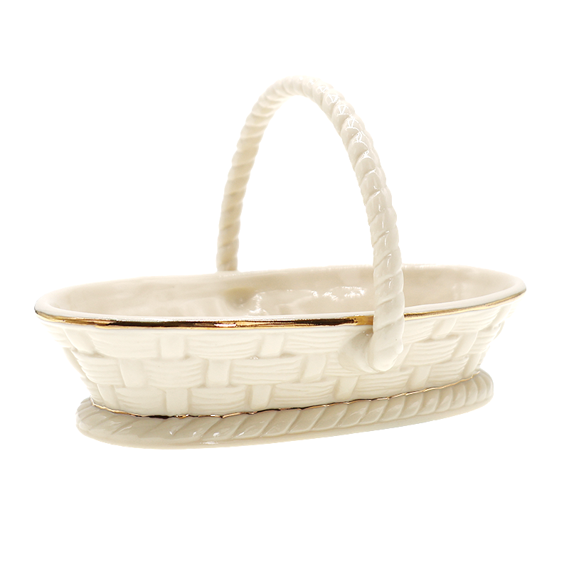 直播 lenox 陶瓷花篮 裂痕瑕疵