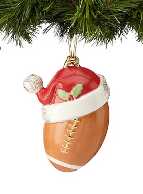 Cershar lenox我的假日橄榄球圣诞吊饰 空中装饰吊饰挂件饰品礼物