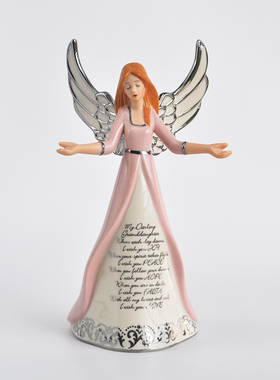 cershar出口陶瓷天使亲爱的摆件
