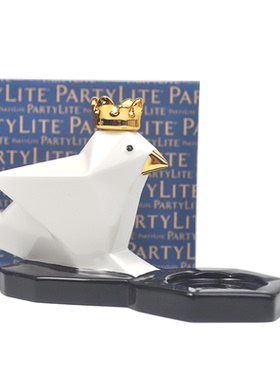 PARTYLITE折纸小鸟王子装饰烛台