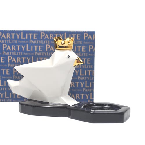 PARTYLITE折纸小鸟王子装饰烛台