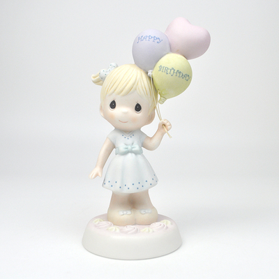 水滴娃娃Precious Moments 愿您的生日和您一样特别 女孩陶瓷摆件