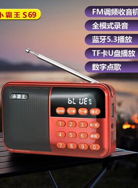 老人户外运动蓝牙唱戏机随身听