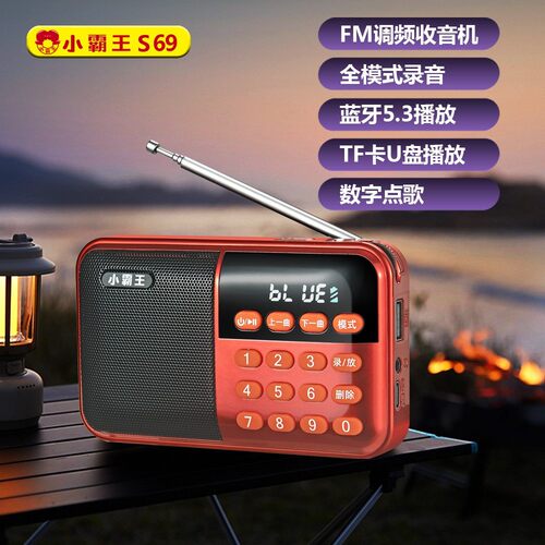 老人户外运动蓝牙唱戏机随身听
