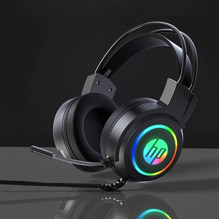 HP H100单USB口 7.1头戴式耳机台式电脑笔记本吃鸡游戏降噪耳麦
