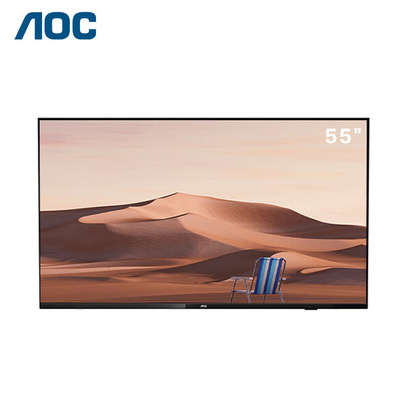 AOC 55英寸4K超清壁挂广告机商用液晶平板电视机物业安防 55F3-N