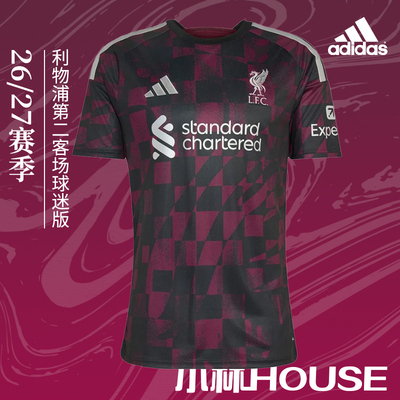 Adidas 利物浦26/27赛季第二客场球迷版队服KA6855