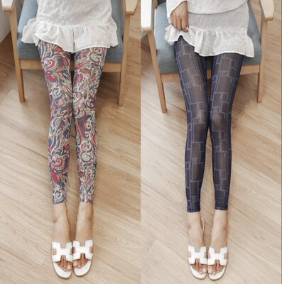 时尚夏季超薄弹力防勾丝打底裤