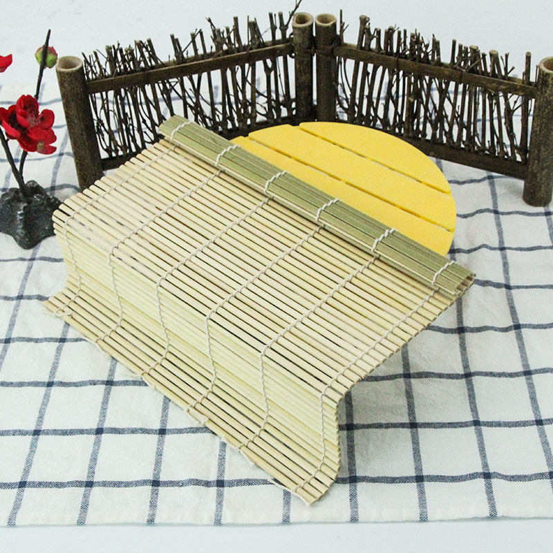 厂家直销青皮寿司帘寿司席寿司卷紫菜包饭寿司寿司竹席寿司小工具