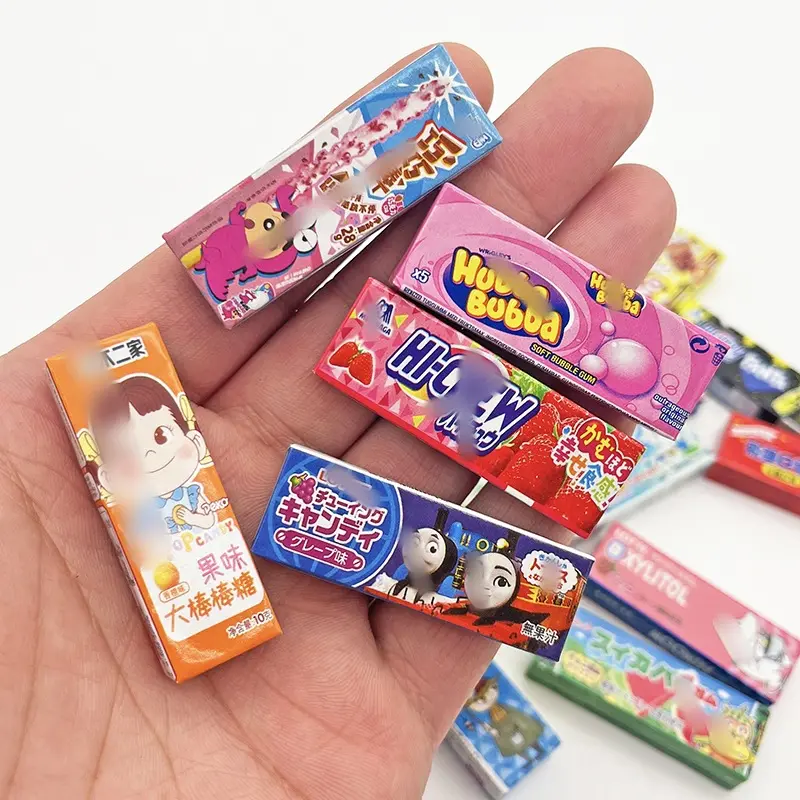 仿真口香糖微缩食玩娃娃屋配件