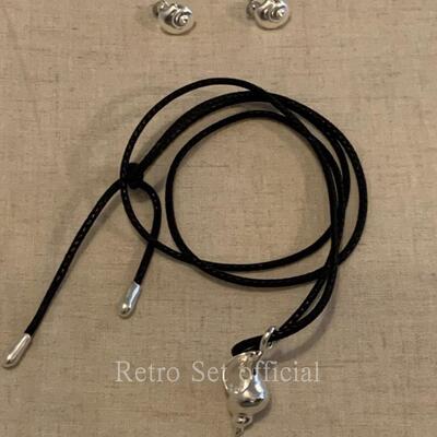 Astre纯银绳子女ins项链耳环百搭