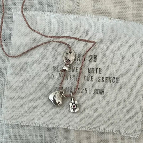 mars25韩代设计925纯银绳子项链