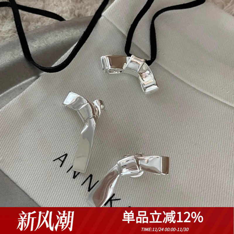 AnnikaInez纯银小众银女耳钉