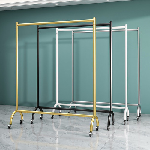 服装店展示架晾晒衣架单杆女童装