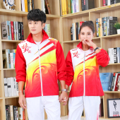 中国国家队运动服套装 男女班服定制团购学校运动会出场领奖服教练
