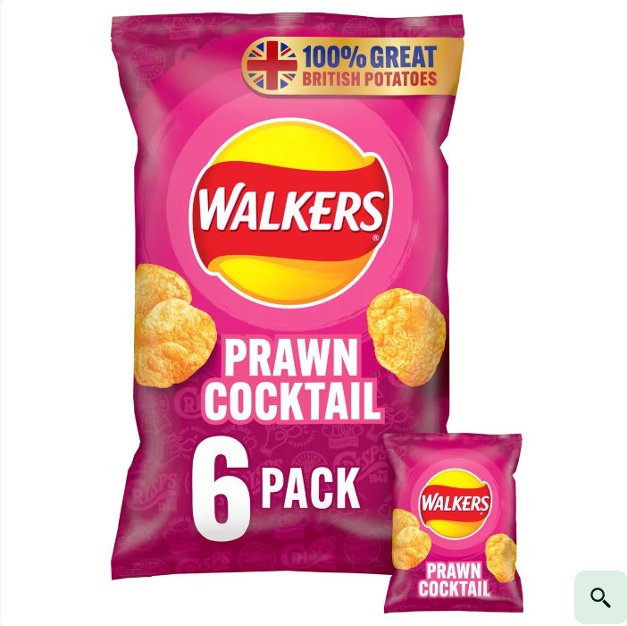 Buy 4 and get free shipping. Walkers British original cut potato chips, cheese, onion, vinegar, Thai sweet and spicy original flavor thumbnail 7