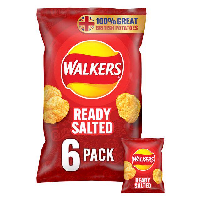 Buy 4 and get free shipping. Walkers British original cut potato chips, cheese, onion, vinegar, Thai sweet and spicy original flavor thumbnail 5